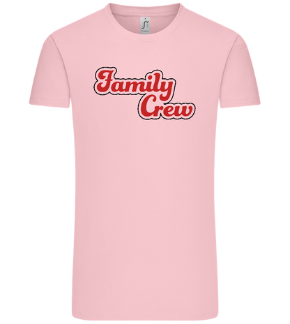Family Crew Design - Comfort Unisex T-Shirt_CANDY PINK_front
