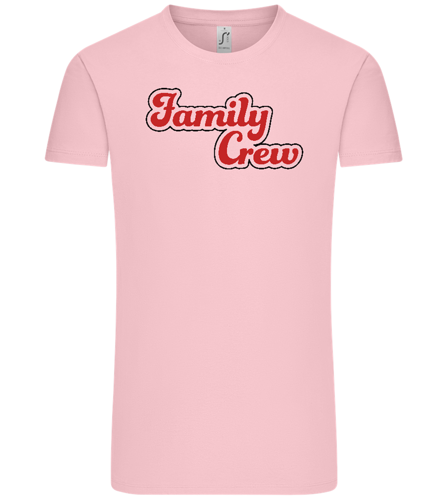 Family Crew Design - Comfort Unisex T-Shirt_CANDY PINK_front