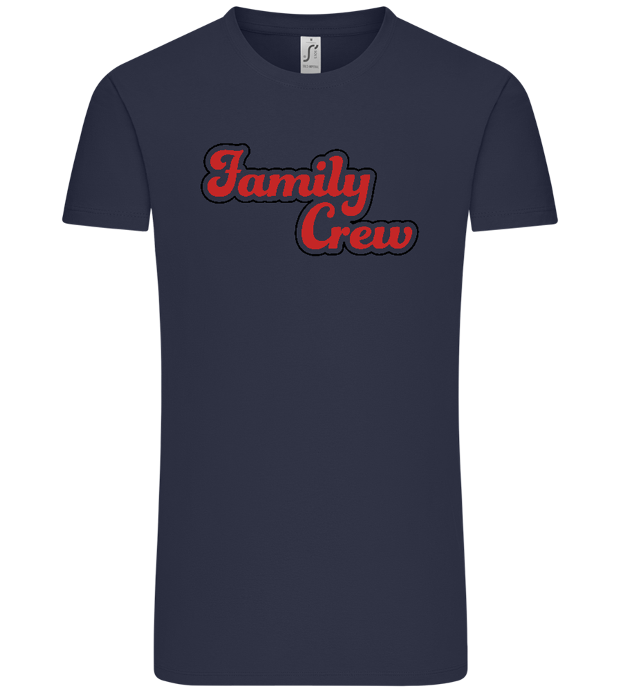 Family Crew Design - Comfort Unisex T-Shirt_FRENCH NAVY_front