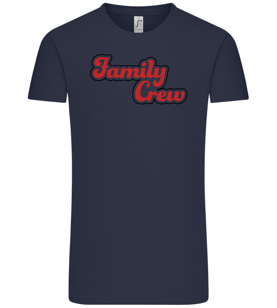 Family Crew Design - Comfort Unisex T-Shirt_FRENCH NAVY_front