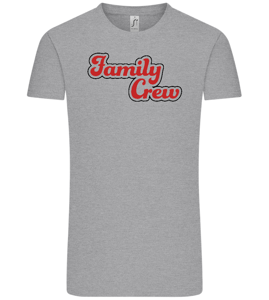 Family Crew Design - Comfort Unisex T-Shirt_ORION GREY_front