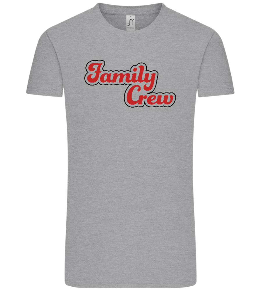 Family Crew Design - Comfort Unisex T-Shirt_ORION GREY_front