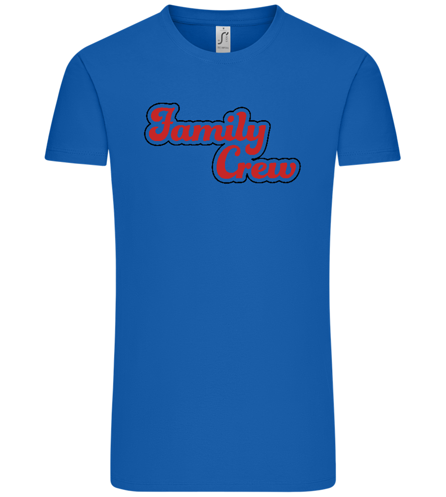 Family Crew Design - Comfort Unisex T-Shirt_ROYAL_front