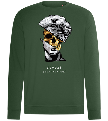 Reveal Your True Self Design - Comfort unisex sweater_GREEN BOTTLE_front