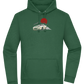 Skyline Car Design - Premium Essential Unisex Hoodie_GREEN BOTTLE_front