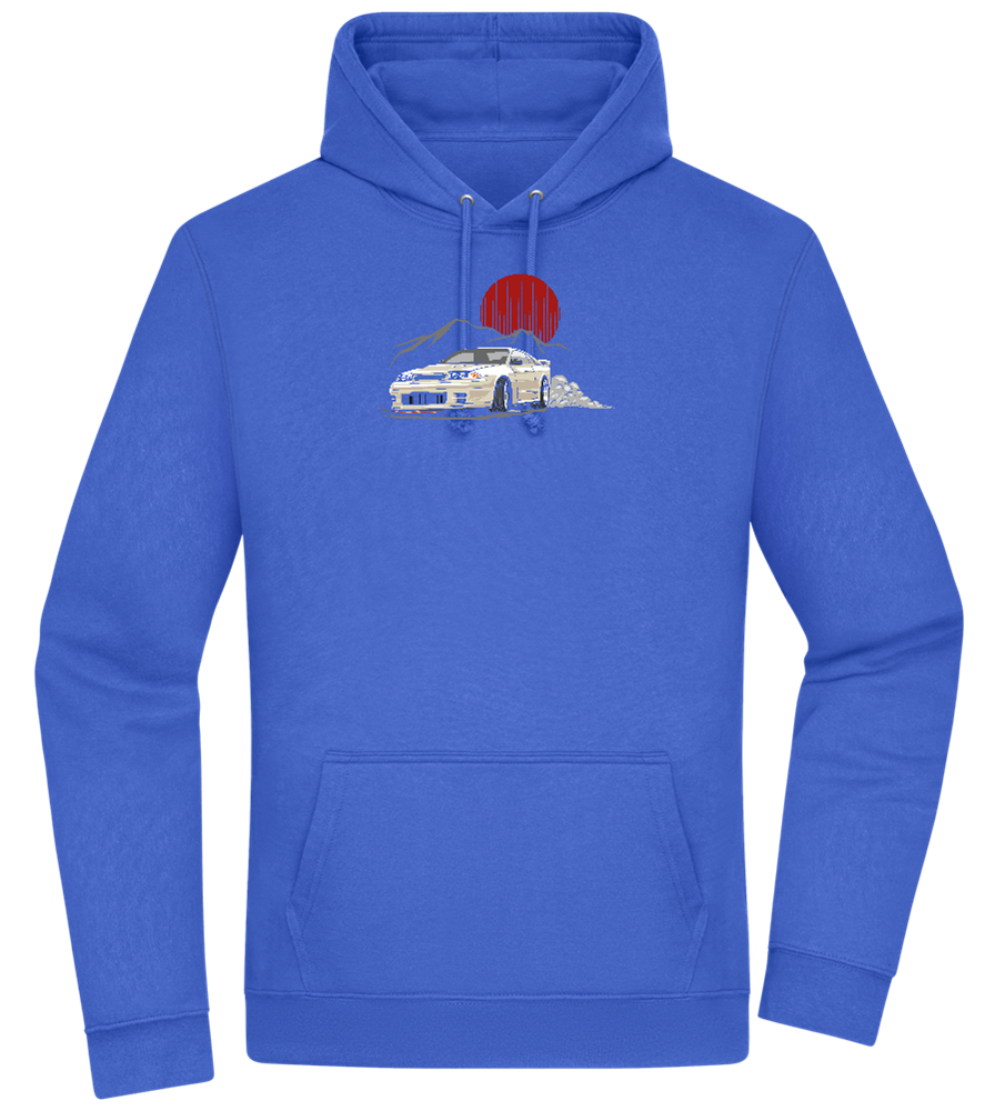 Skyline Car Design - Premium Essential Unisex Hoodie_ROYAL_front