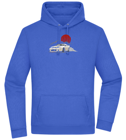 Skyline Car Design - Premium Essential Unisex Hoodie_ROYAL_front