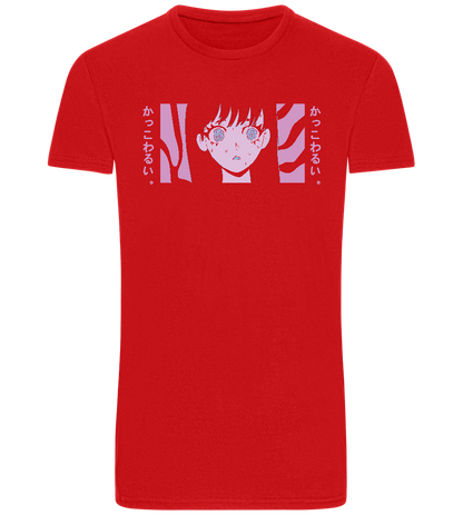 Confused Design - Basic Unisex T-Shirt_RED_front