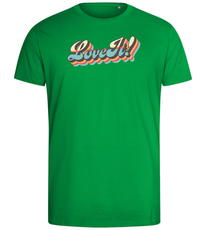 Love It Design - Comfort men's fitted t-shirt_MEADOW GREEN_front