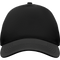 5-Panel Polyester Baseball Cap_BLACK_front