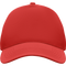 5-Panel Polyester Baseball Cap_RED_front