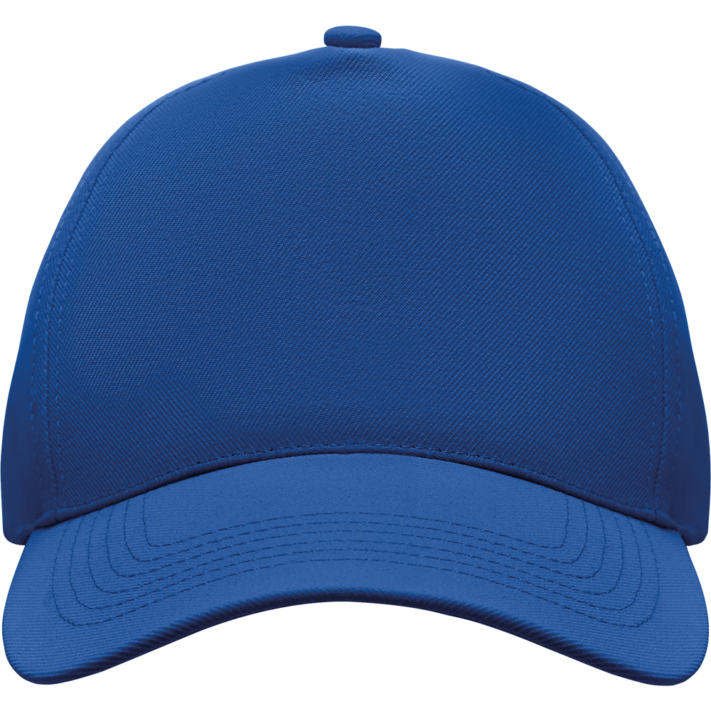 5-Panel Polyester Baseball Cap_ROYAL BLUE_front
