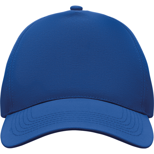 5-Panel Polyester Baseball Cap_ROYAL BLUE_front