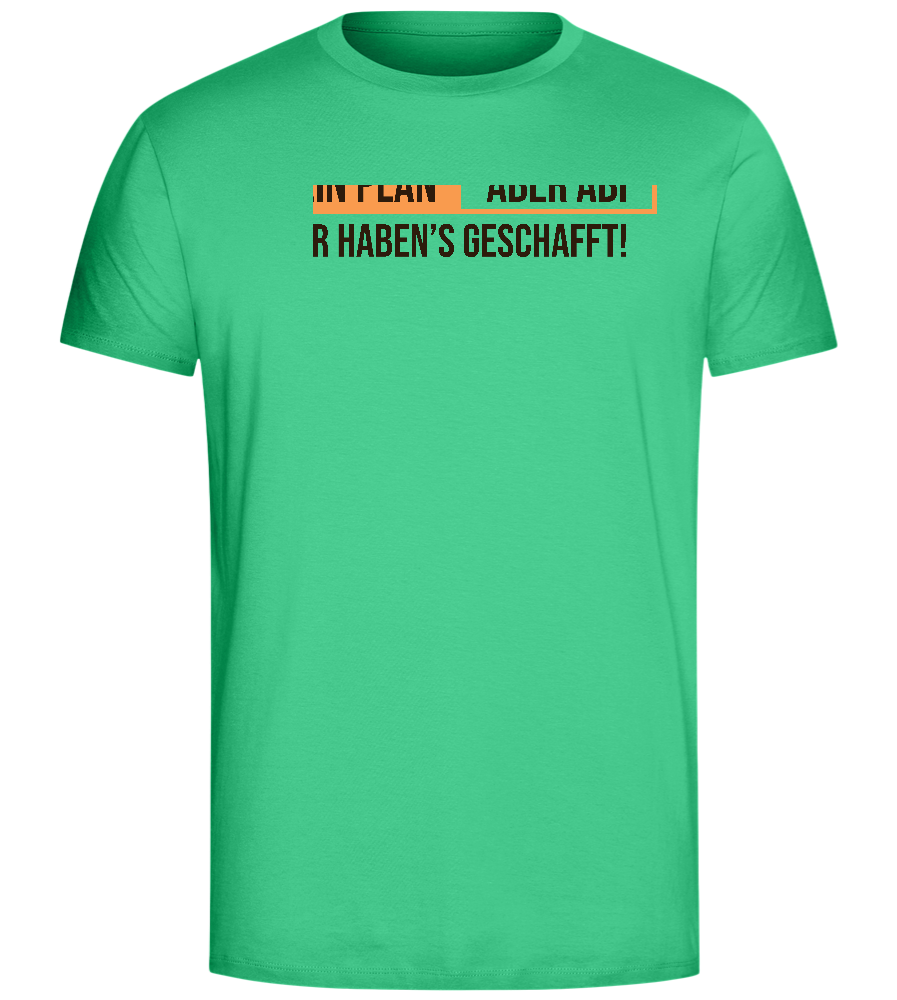 Kein Plan Aber Abi Design - Comfort Unisex T-Shirt_SPRING GREEN_front