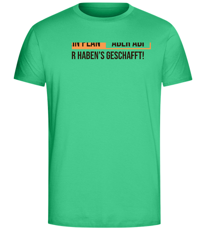 Kein Plan Aber Abi Design - Comfort Unisex T-Shirt_SPRING GREEN_front