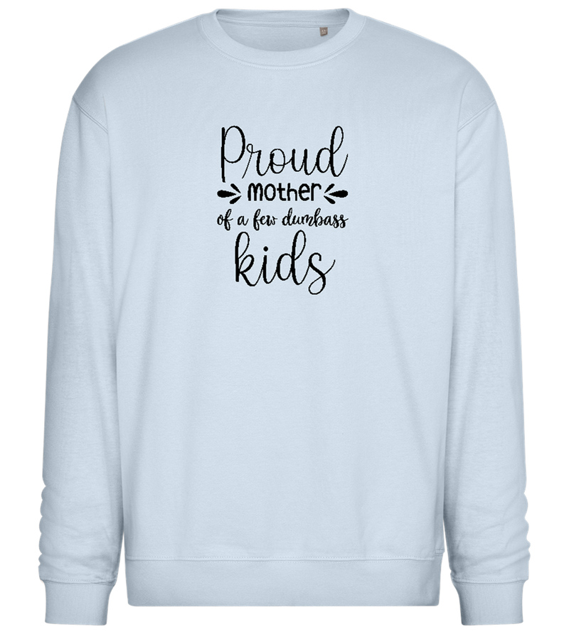 Proud Mother Design - Comfort Essential Unisex Sweater_CREAMY BLUE_front