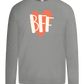 BFF Heart Design - Premium kids long sleeve t-shirt_ORION GREY_front