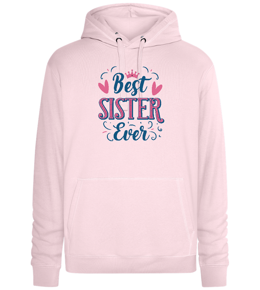 Best Sister Design - Premium unisex hoodie_LIGHT PEACH ROSE_front