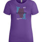 The Original Angel Design - Premium women's t-shirt_DARK PURPLE_front