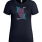 The Original Angel Design - Premium women's t-shirt_FRENCH NAVY_front