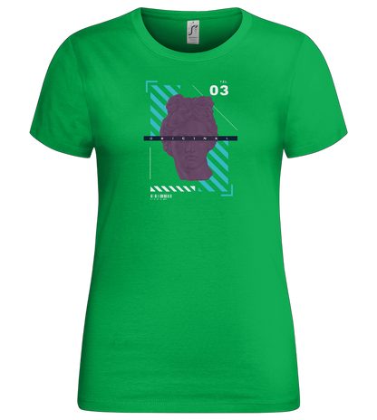 The Original Angel Design - Premium women's t-shirt_MEADOW GREEN_front