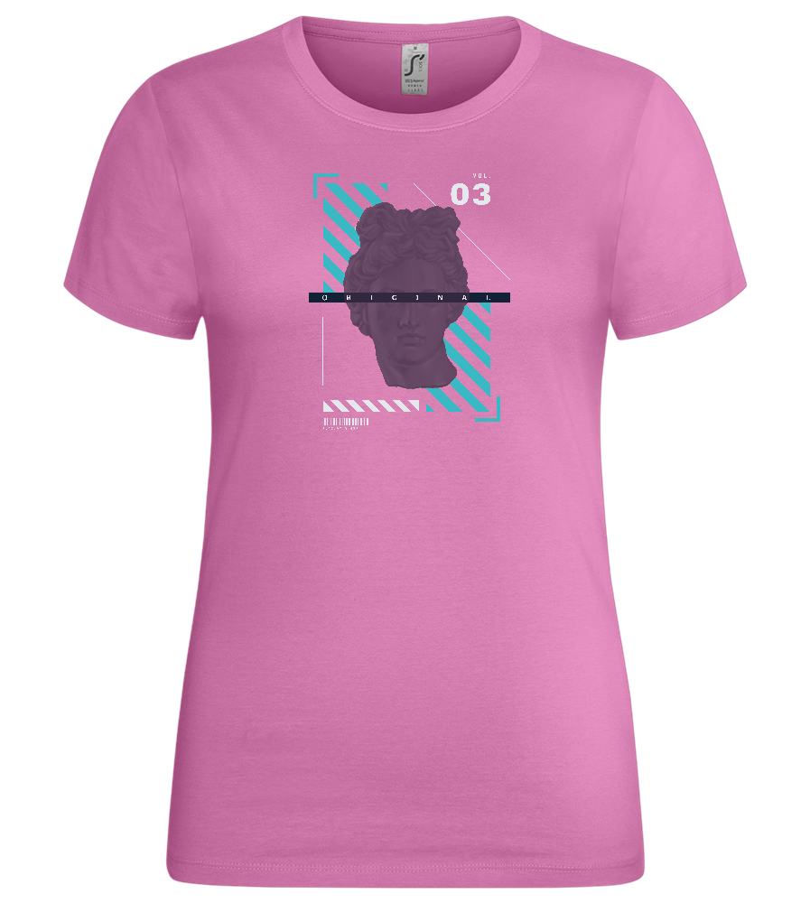 The Original Angel Design - Premium women's t-shirt_PINK ORCHID_front