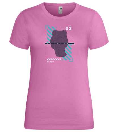 The Original Angel Design - Premium women's t-shirt_PINK ORCHID_front