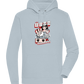 Lonely Hearts Design - Premium unisex hoodie_CREAMY BLUE_front