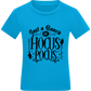 Hocus Pocus Design - Comfort kids fitted t-shirt_TURQUOISE_front