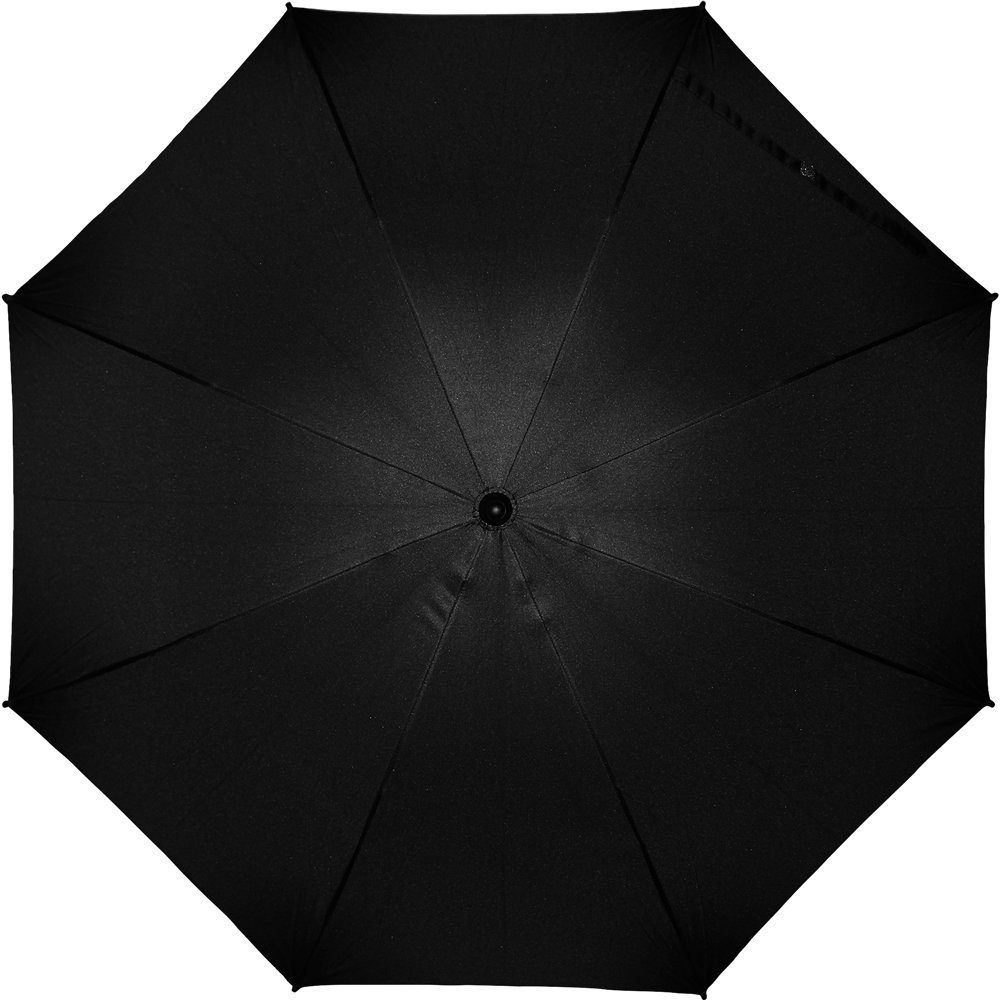 Luxe Windproof 23-Inch Umbrella_BLACK_front
