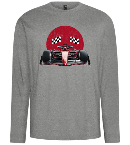 Speed Demon Design - Comfort men's long sleeve t-shirt_ORION GREY_front