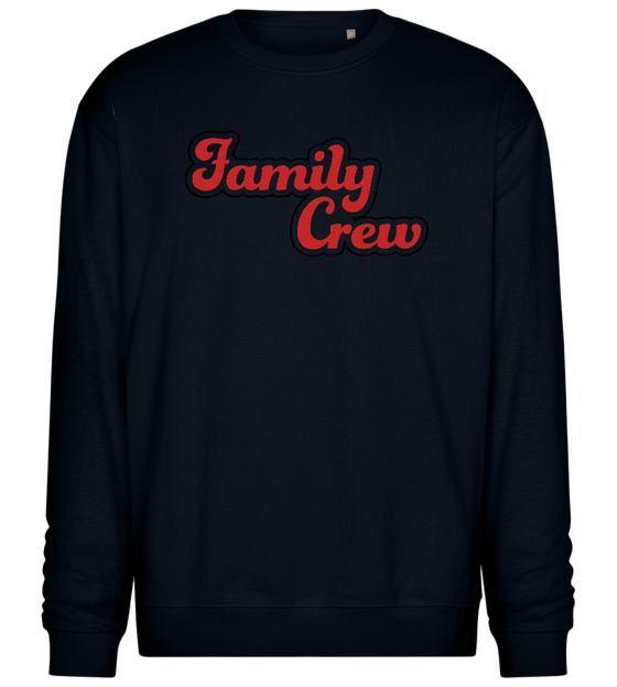 The Crew Life Design - Comfort Essential Unisex Sweater_BLACK_front