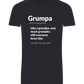 Grumpa Design - Basic Unisex T-Shirt_FRENCH NAVY_front