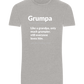 Grumpa Design - Basic Unisex T-Shirt_ORION GREY_front