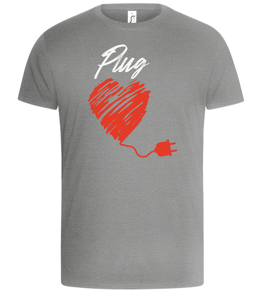 Plug Design - Basic Unisex T-Shirt_ORION GREY_front