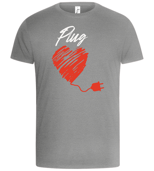 Plug Design - Basic Unisex T-Shirt_ORION GREY_front