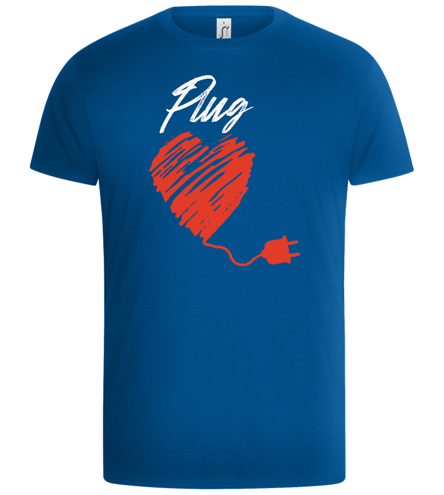 Plug Design - Basic Unisex T-Shirt_ROYAL_front