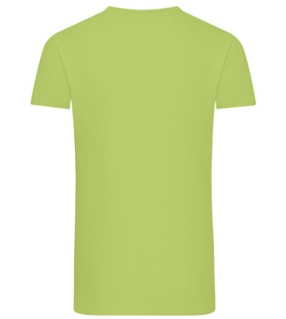 Whiskey Glass Design - Comfort men's fitted t-shirt_GREEN APPLE_back