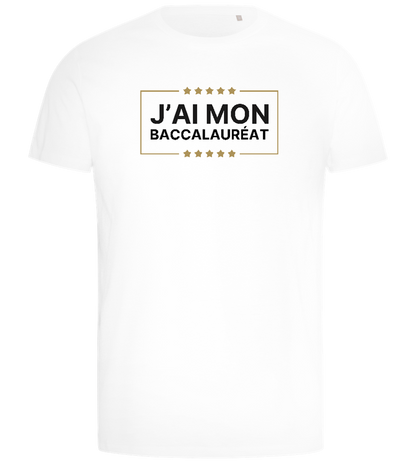 J'ai Mon Bac Design - Comfort men's t-shirt_WHITE_front