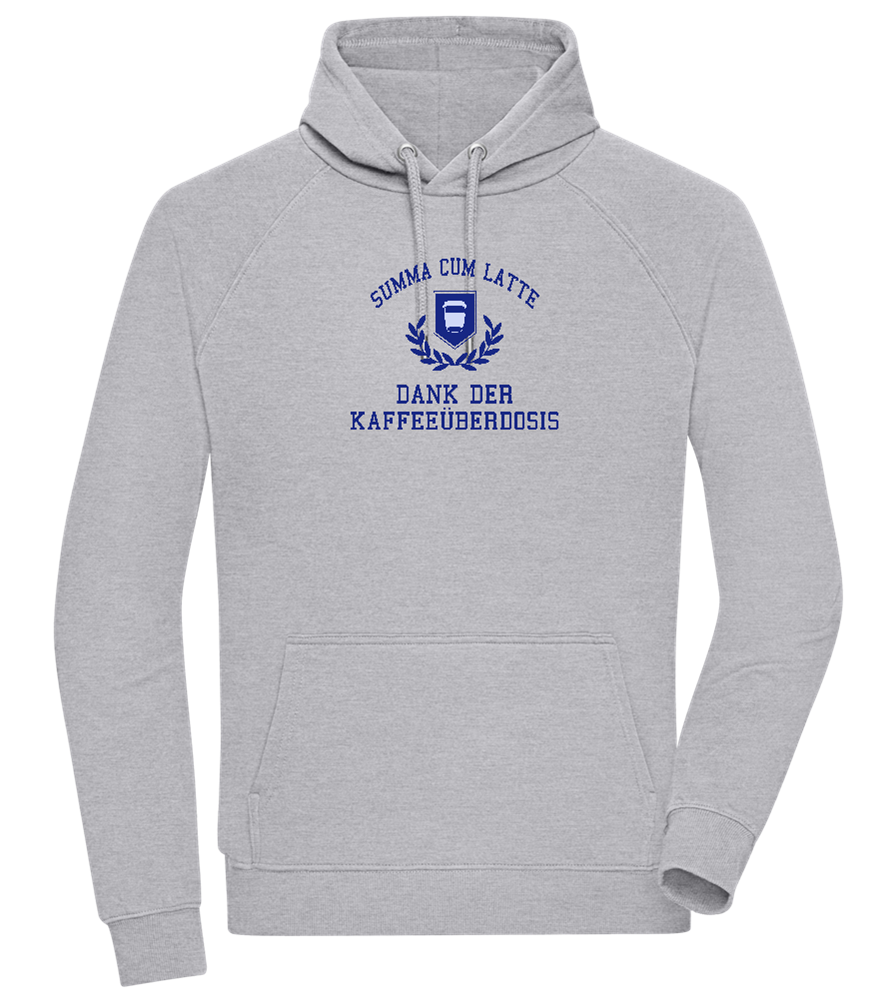 Kaffeeüberdosis Design - Comfort unisex hoodie_ORION GREY II_front