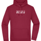 Delulu Design - Premium Essential Unisex Hoodie_BORDEAUX_front