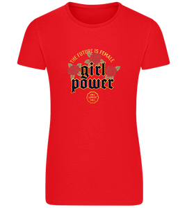 Girl Power Design - Basic women's fitted t-shirt