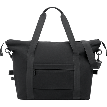 Weekend Bag in Recycled Material_BLACK_front