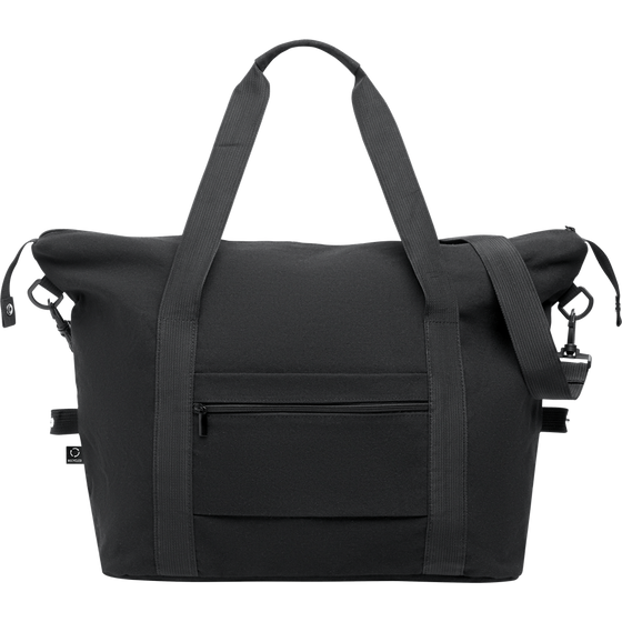 Weekend Bag in Recycled Material_BLACK_front