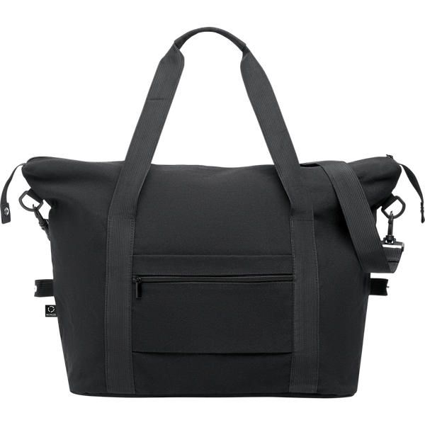 Weekend Bag in Recycled Material_BLACK_front