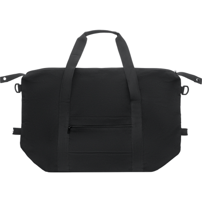 Weekend Bag in Recycled Material_BLACK_DETAILEDIMAGE_front_2
