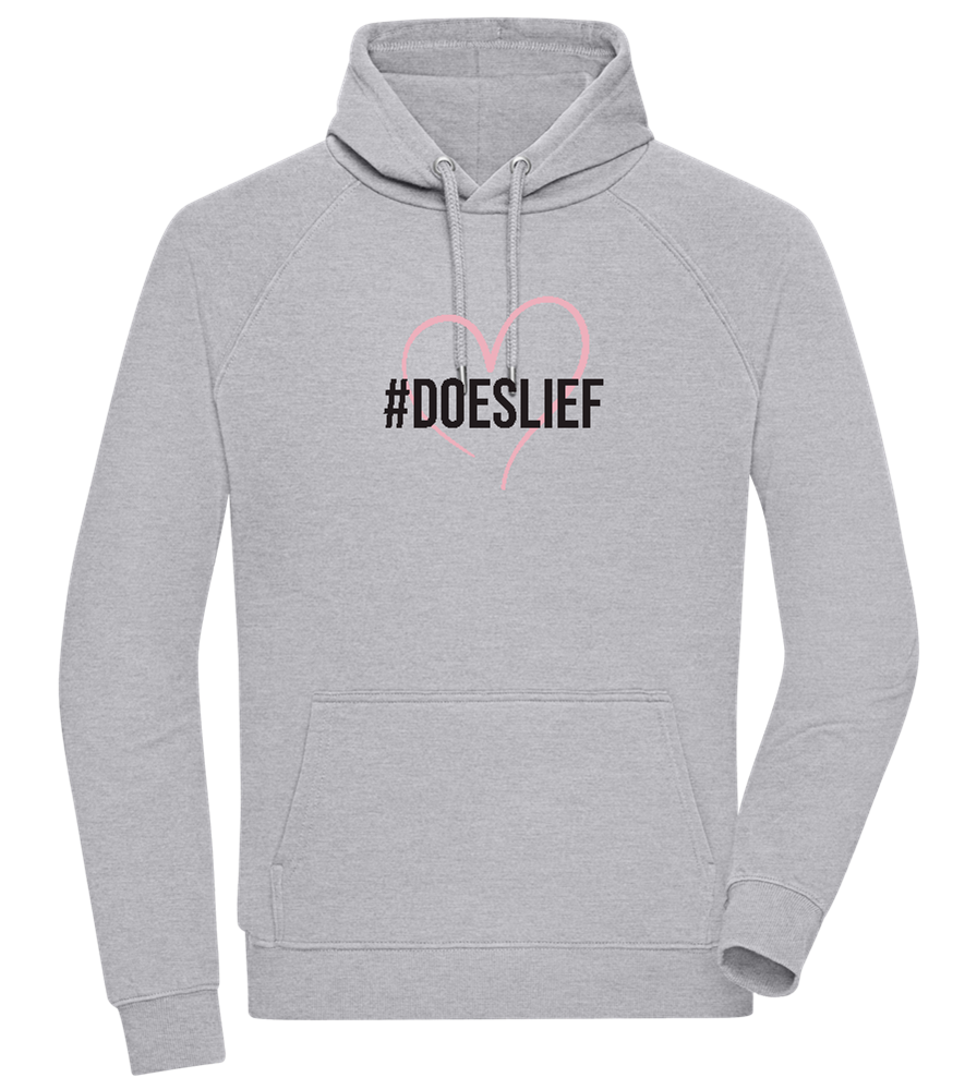 Doeslief Hartje Design - Comfort unisex hoodie_ORION GREY II_front