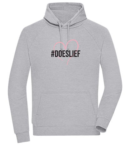 Doeslief Hartje Design - Comfort unisex hoodie_ORION GREY II_front