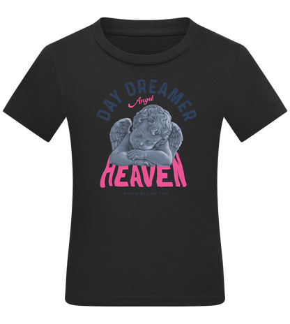 Day Dreamer Design - Comfort kids fitted t-shirt_DEEP BLACK_front