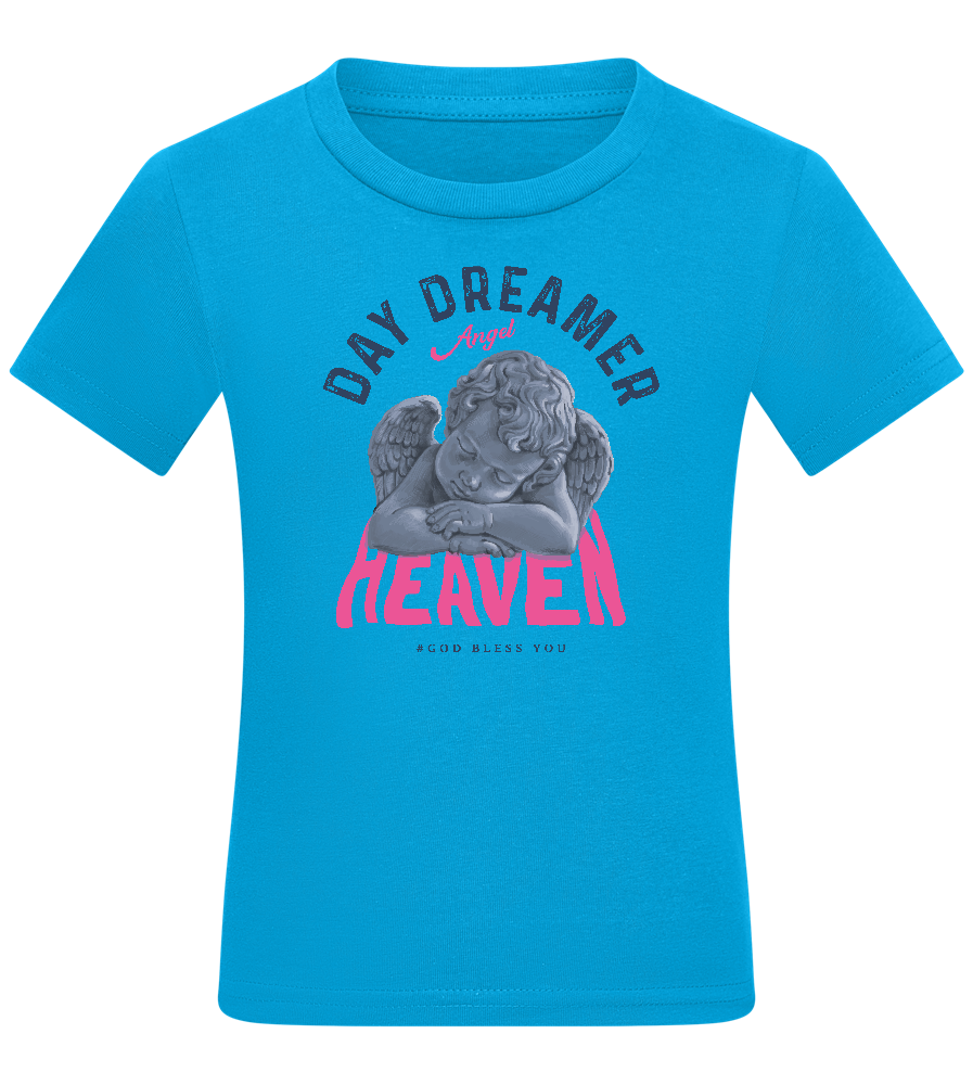 Day Dreamer Design - Comfort kids fitted t-shirt_TURQUOISE_front